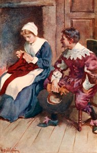 M. Brisk et Mercy - Harold Copping